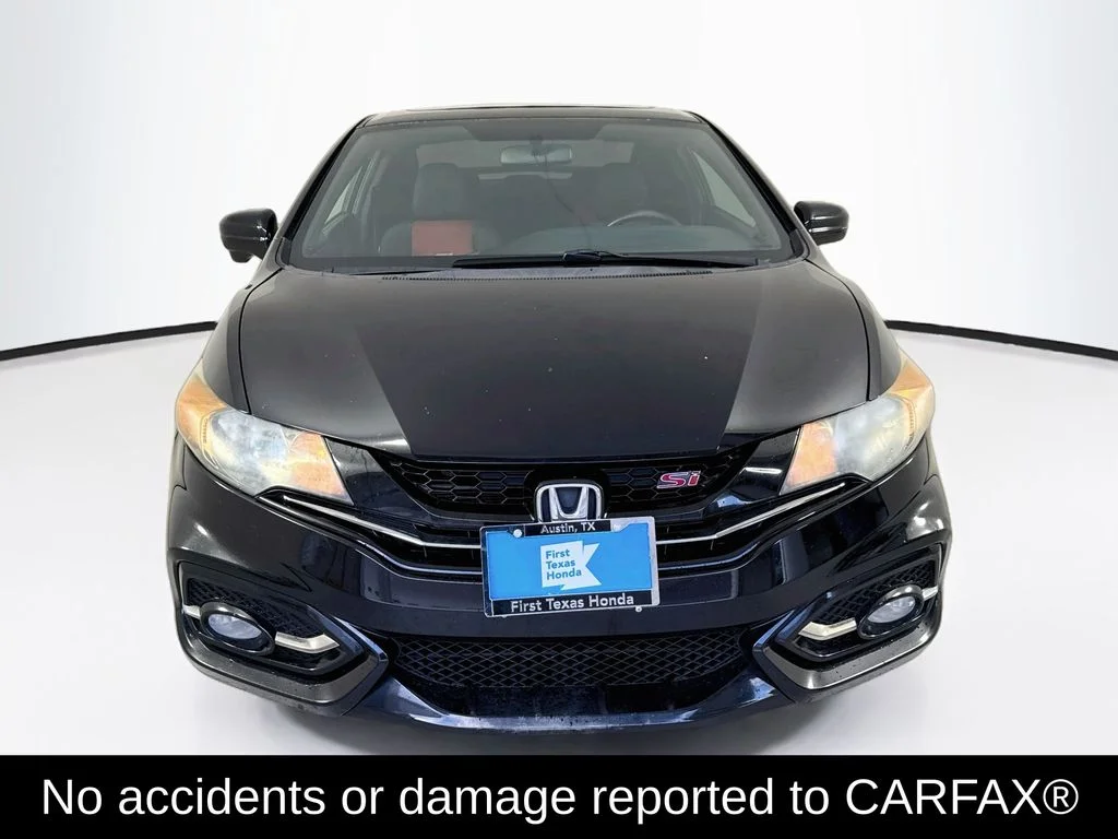 Used 2015 Crystal Black Pearl Honda Si image 2