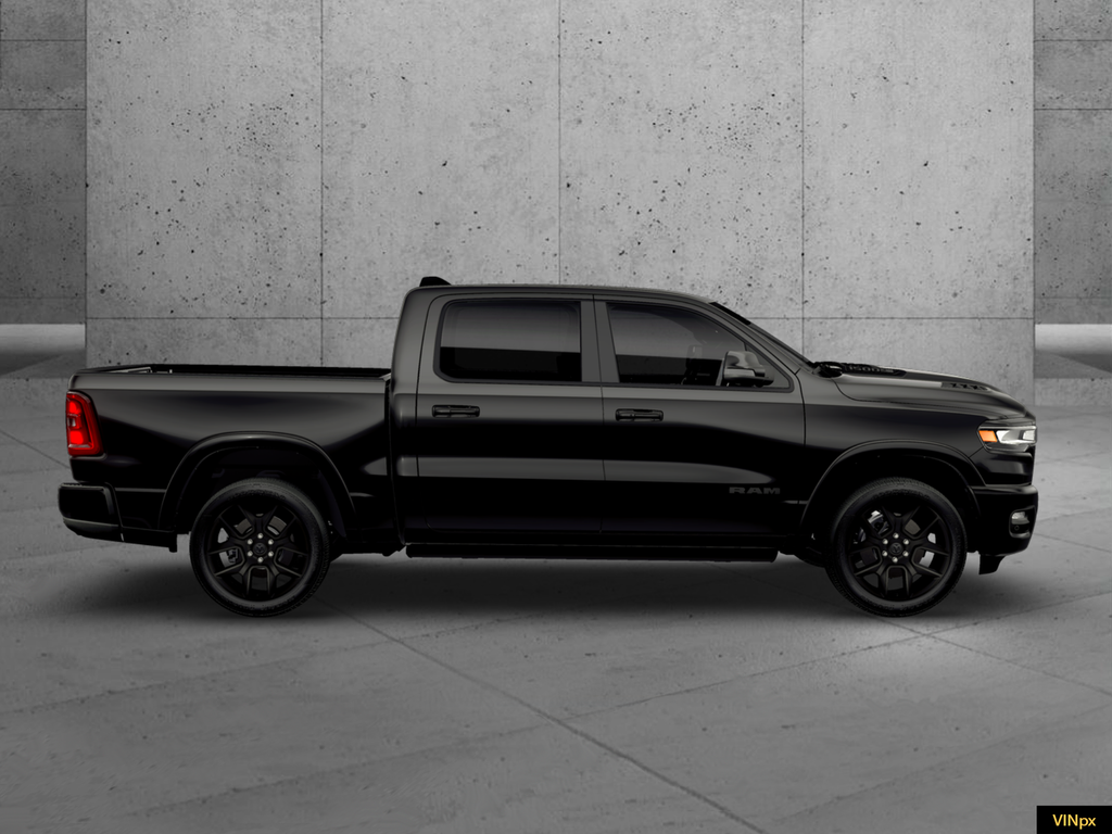 New 2026 Diamond Black Crystal Pearl-Coat Exterior Paint RAM Laramie image 8