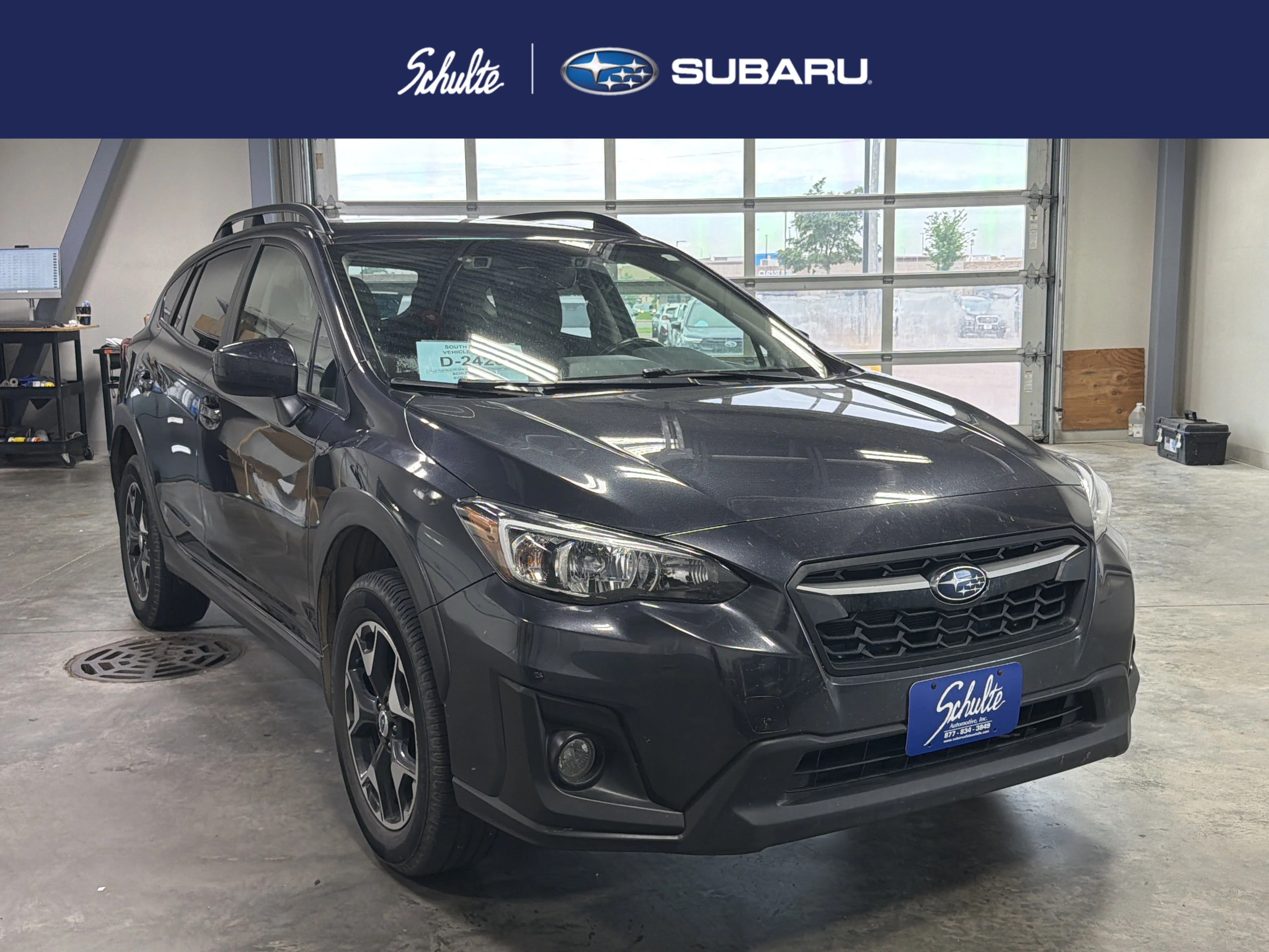 Used 2018 Dark Gray Metallic Subaru Premium image 1