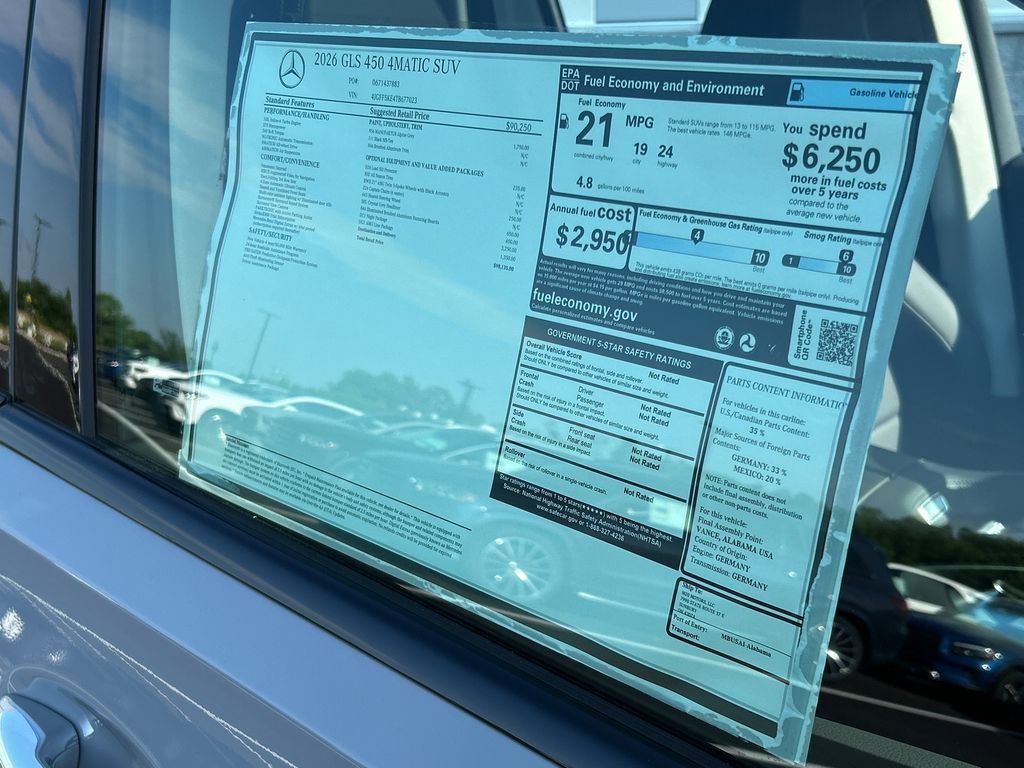 New 2026 MANUFAKTUR Alpine Grey Mercedes-Benz GLS 450 image 78