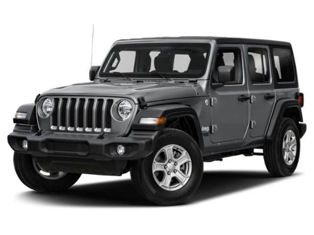 Used 2021 Granite Crystal Metallic Clearcoat Jeep Unlimited Sport S image 1
