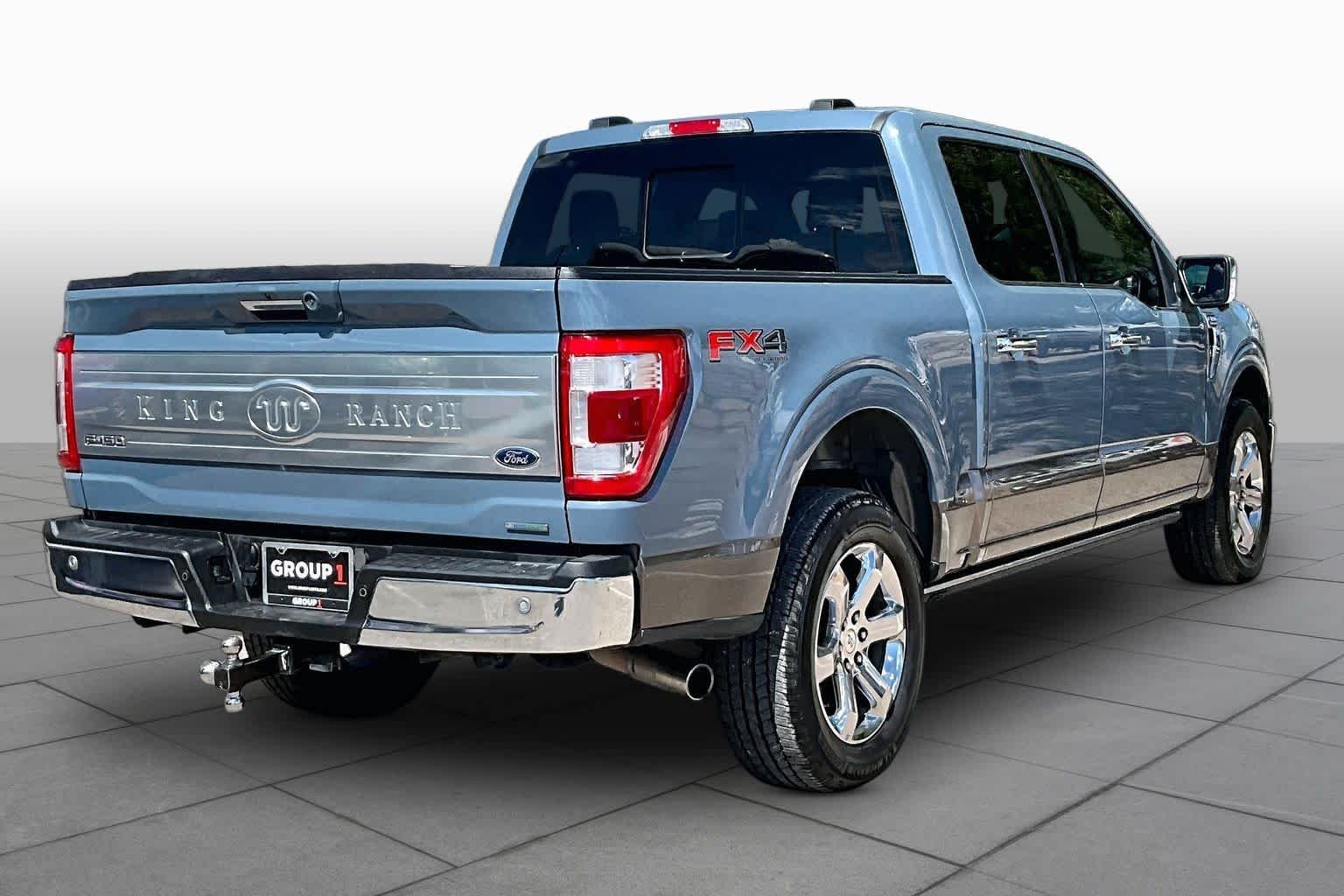Used 2023 Azure Gray Metallic Tri-Coat/Stone Gray Ford King Ranch image 13