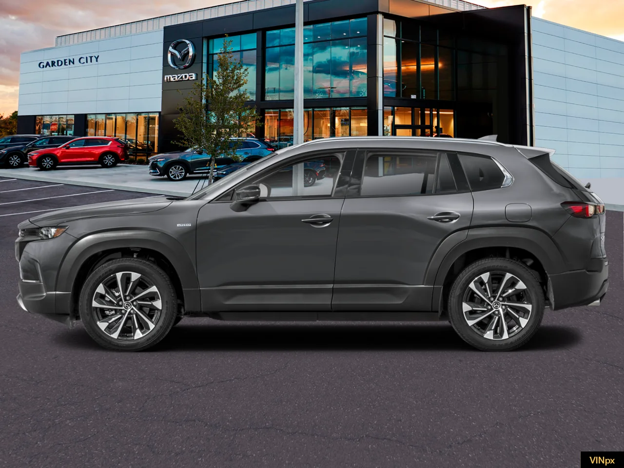 New 2026 Machine Gray Metallic Mazda Premium Plus image 3