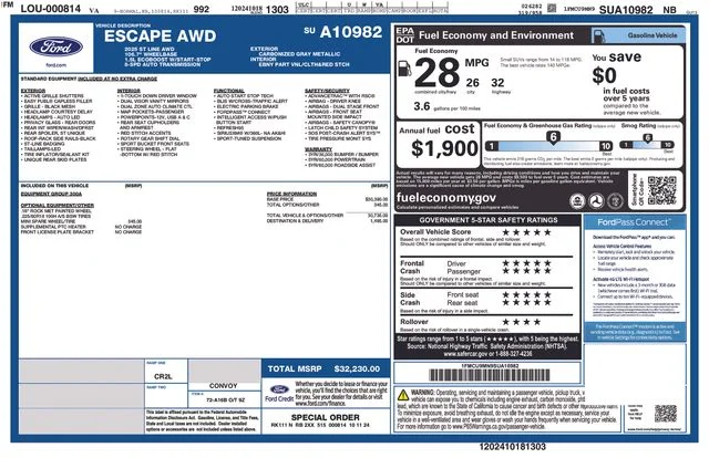 Certified Used 2025 Gray Metallic Ford ST-Line image 8
