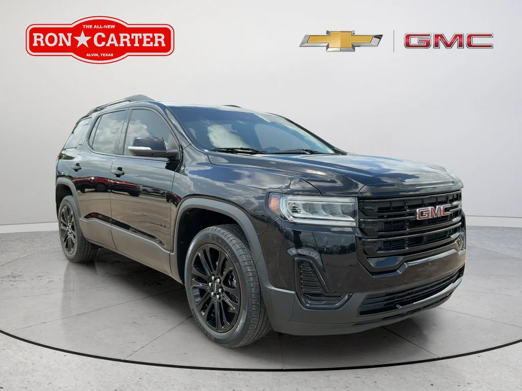 Used 2022 EBONY TWILIGHT METALLIC GMC SLE image 1