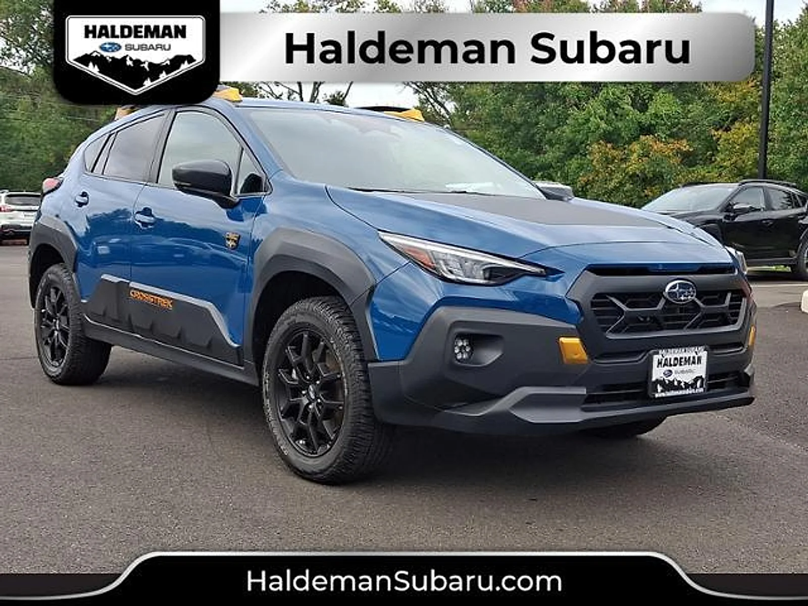 Used 2024 Geyser Blue Pearl Subaru Wilderness image 1