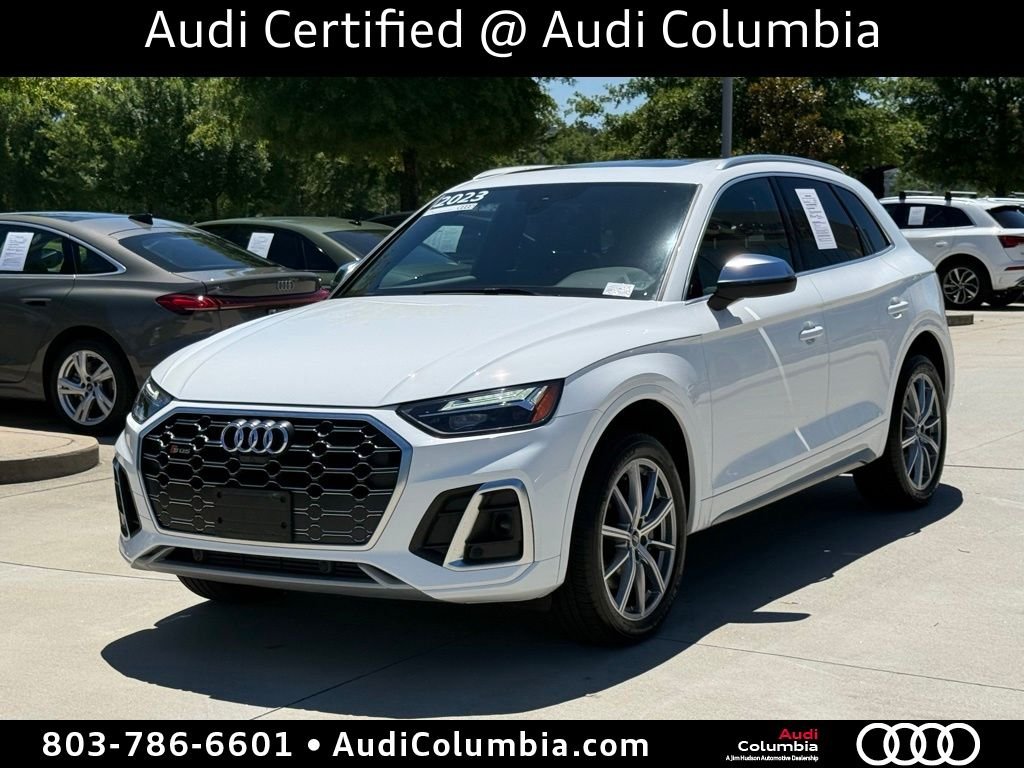 Certified Used 2023 White Audi Premium Plus image 9