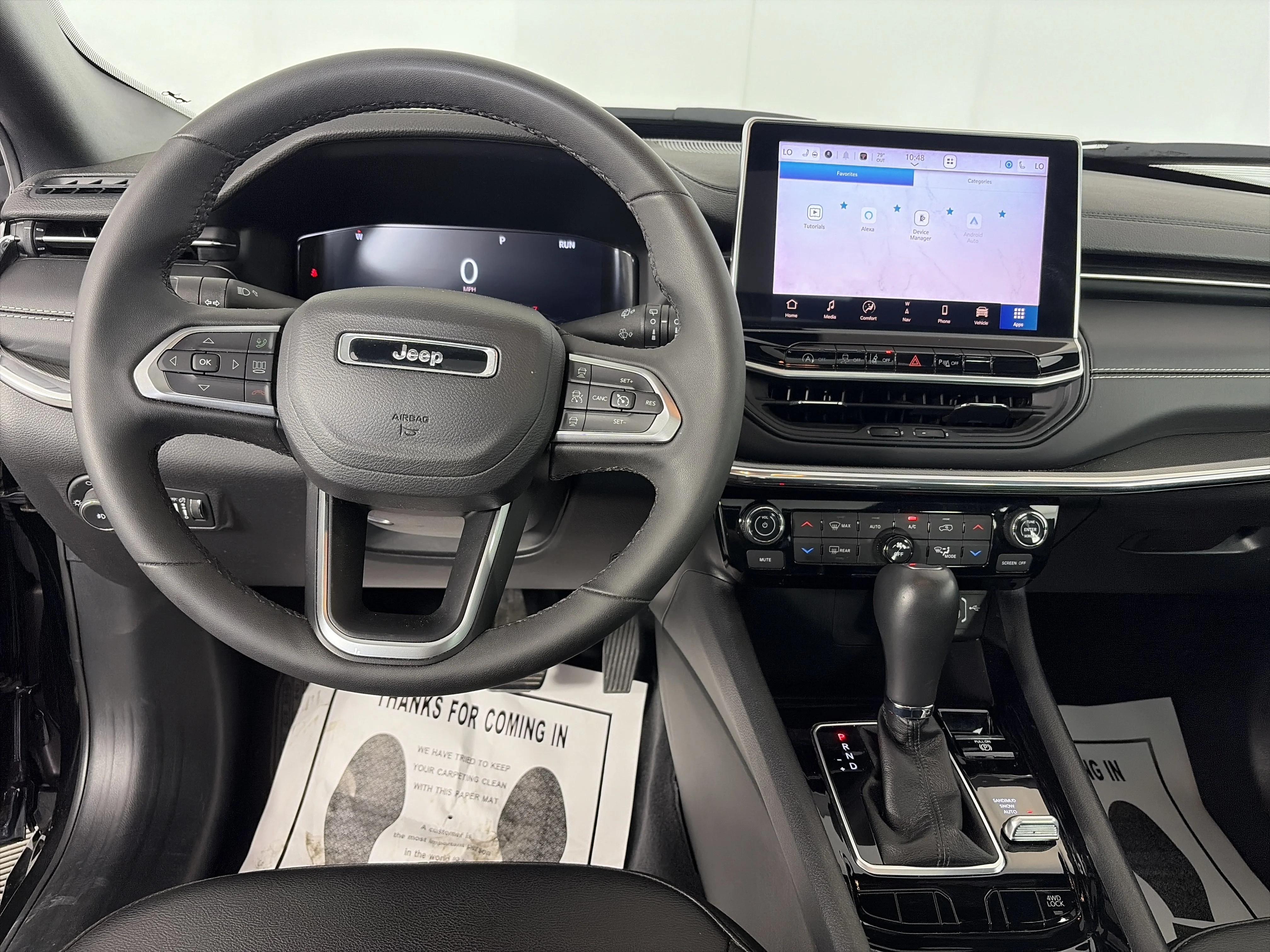 Used 2024 Diamond Black Crystal Pearlcoat Jeep Limited image 3