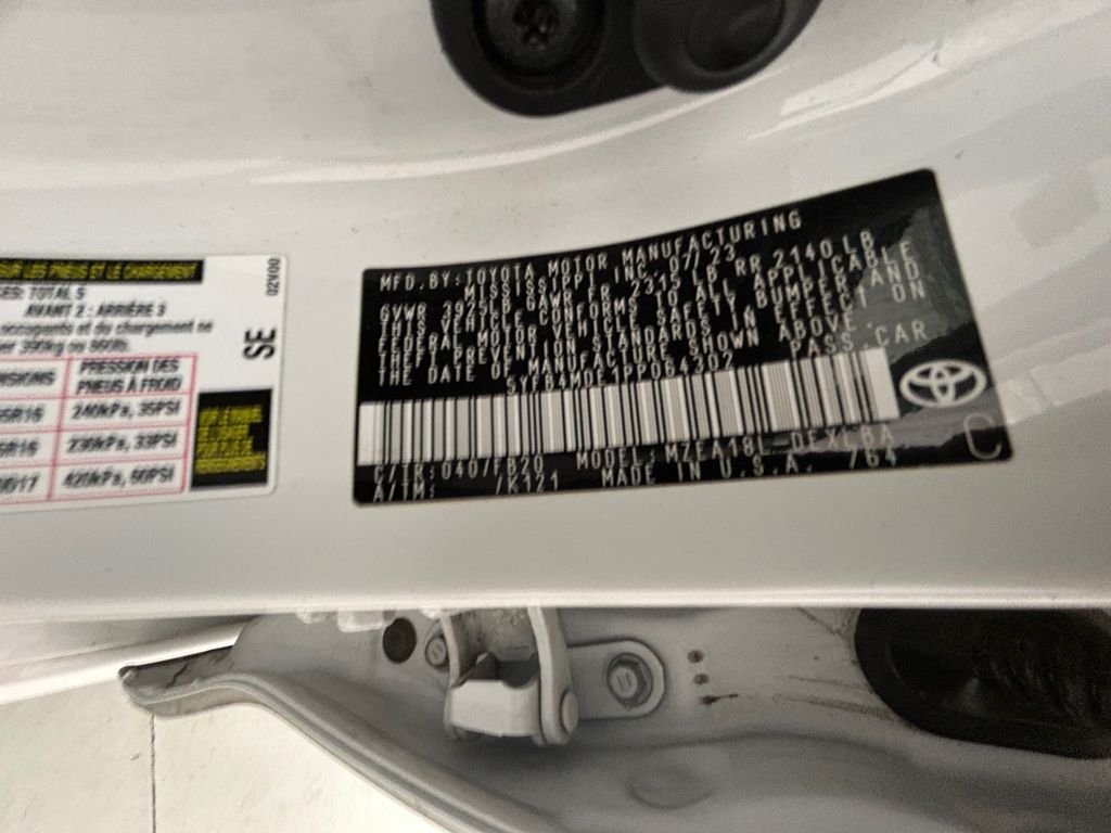 Used 2023 White Toyota LE image 20