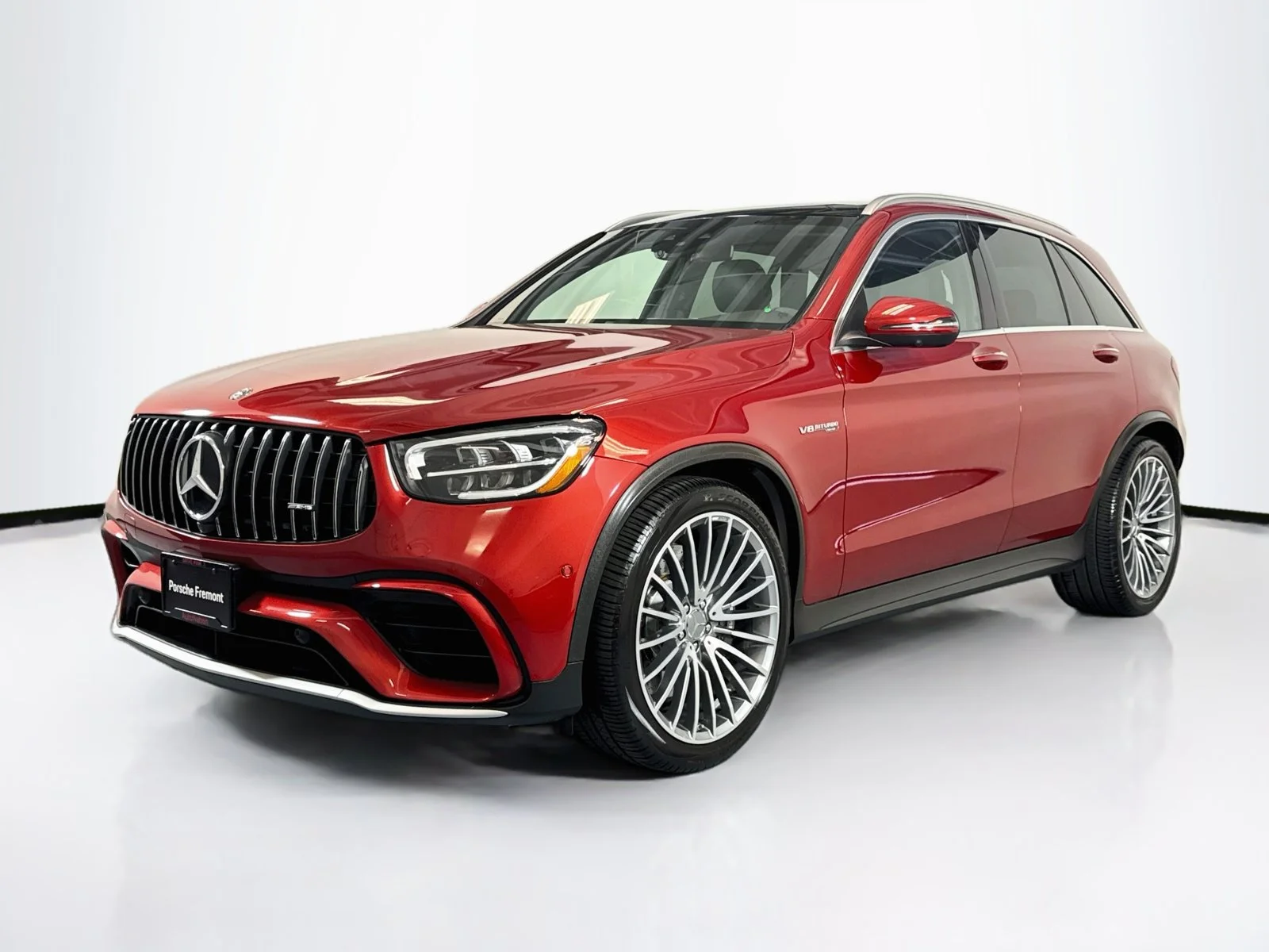 Used 2020 Designo Cardinal Red Metallic Mercedes-Benz AMG® GLC 63 image 1