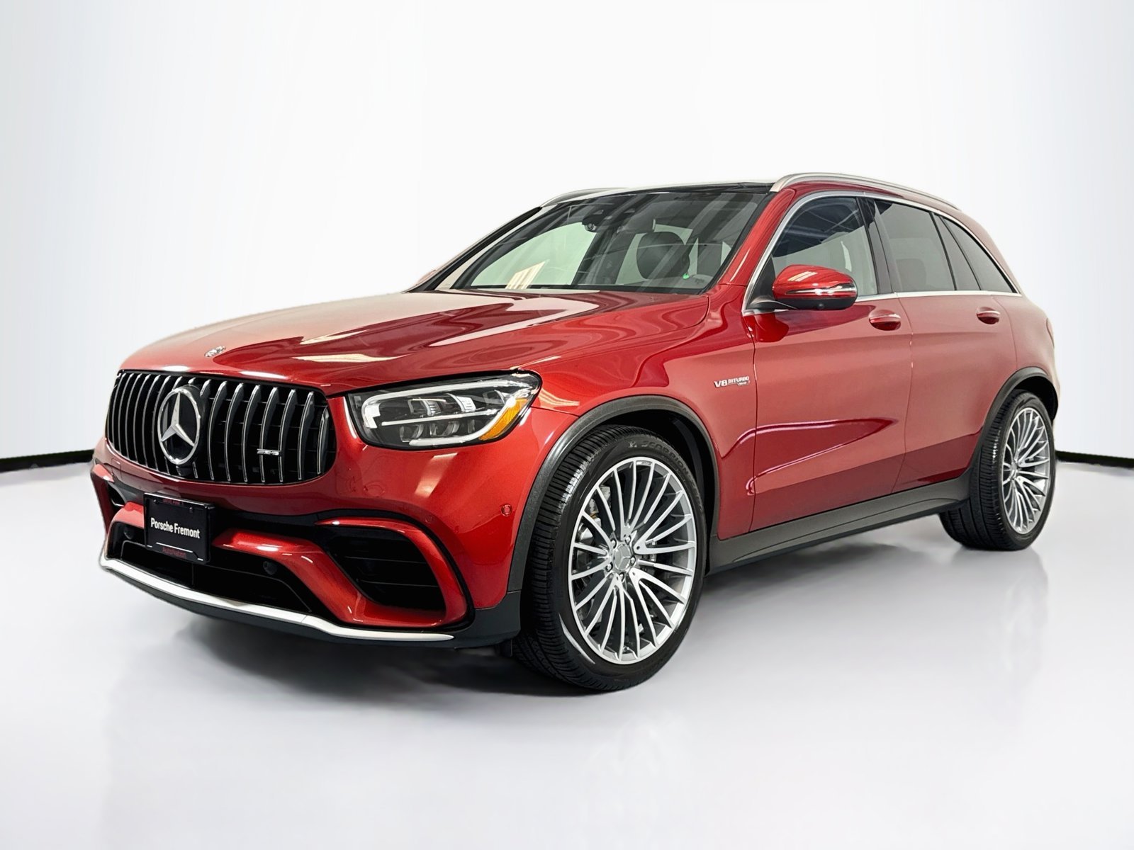 Used 2020 Designo Cardinal Red Metallic Mercedes-Benz AMG® GLC 63 image 1