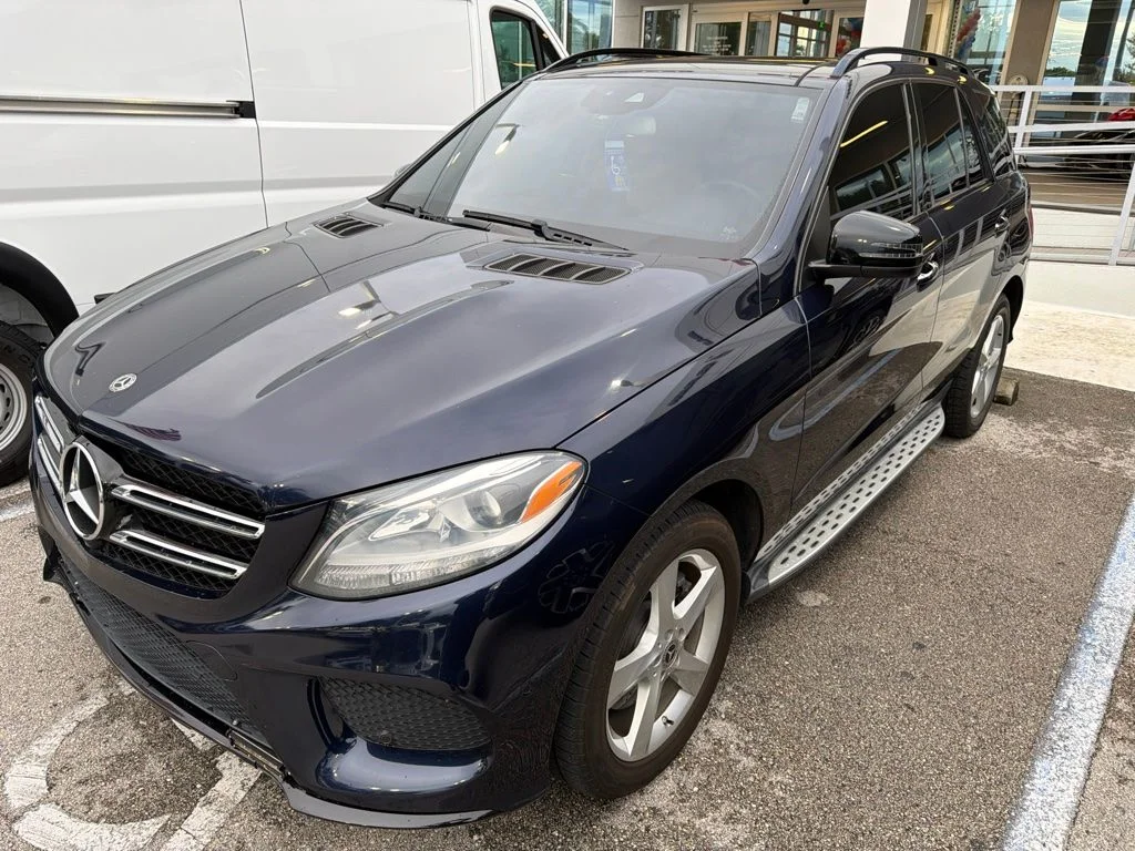 Used 2018 Blue Mercedes-Benz GLE 350 image 3