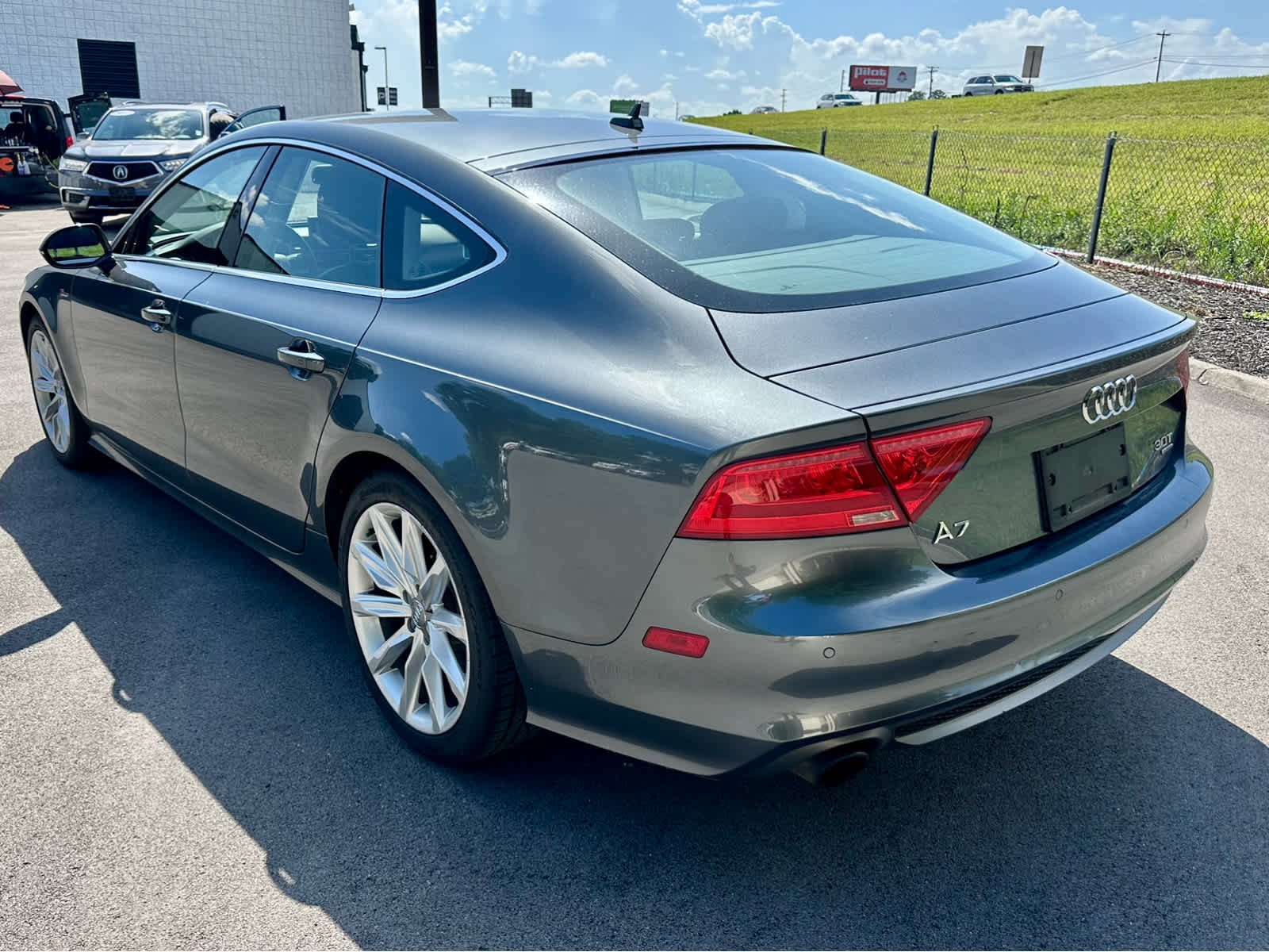 Used 2014 Daytona Gray Pearl Effect Audi 3.0 Prestige image 7