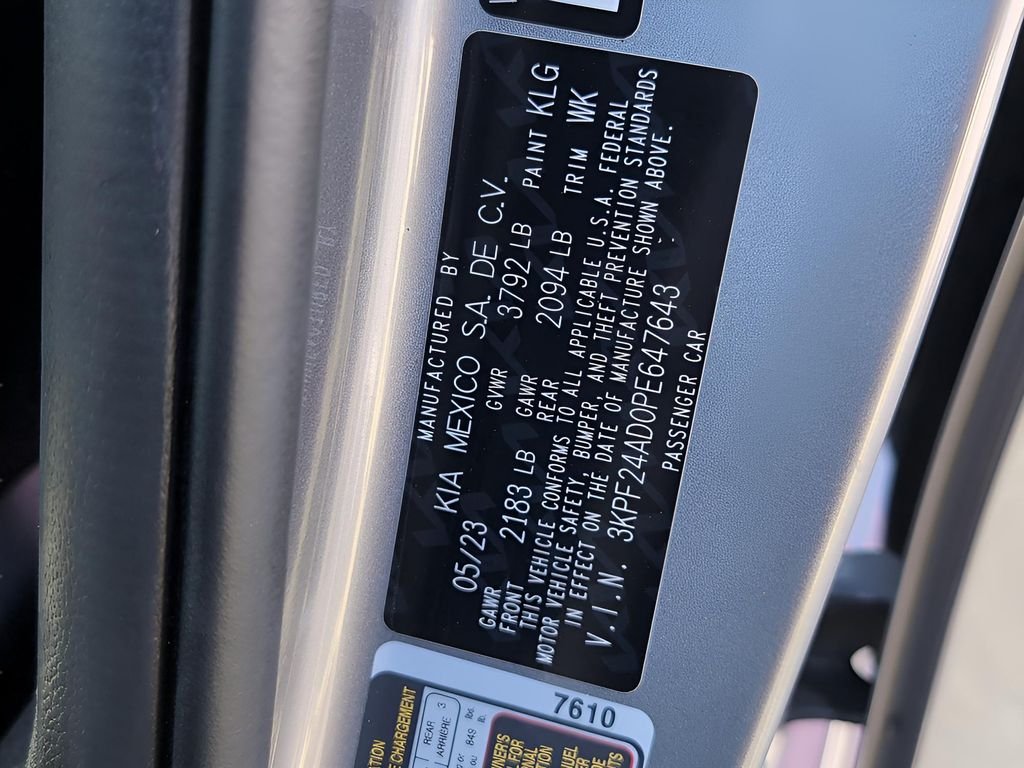 Used 2023 Gray Kia LXS image 31