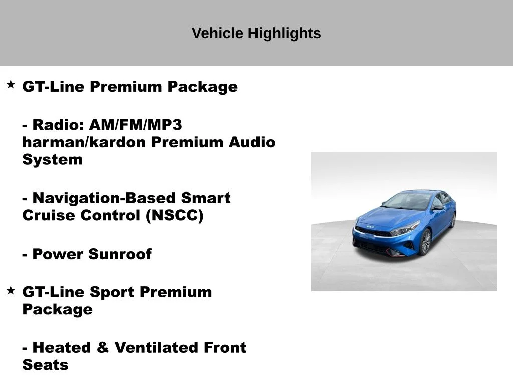 Certified Used 2022 Blue Kia GT-Line image 15