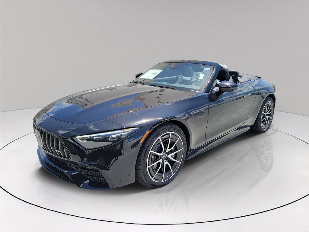 New 2027 Obsidian Black Metallic Mercedes-Benz AMG® SL 43 Roadster image 3