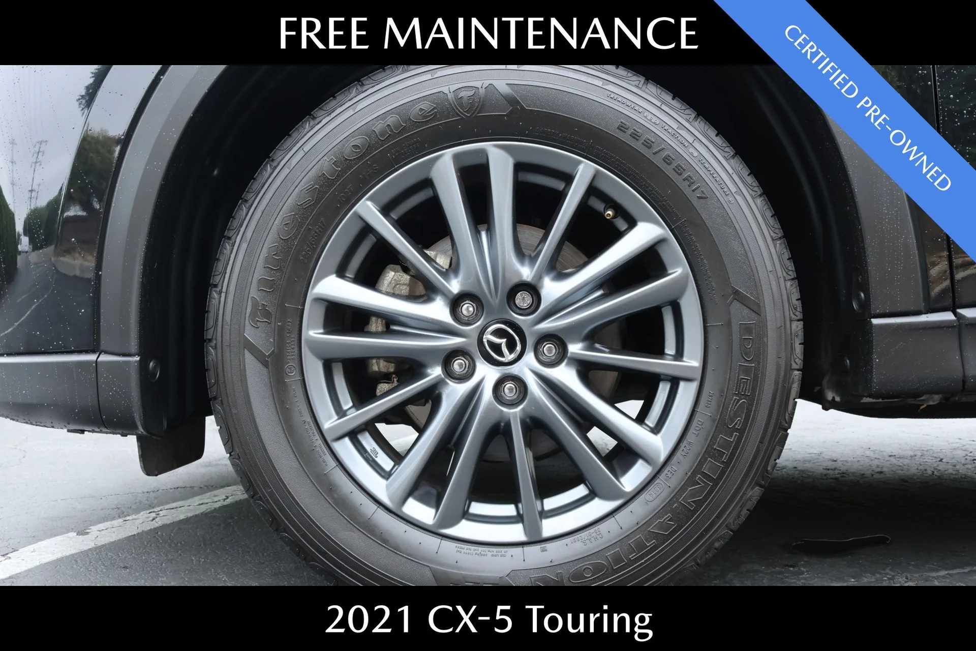 Certified Used 2021 Black Mazda Touring image 5
