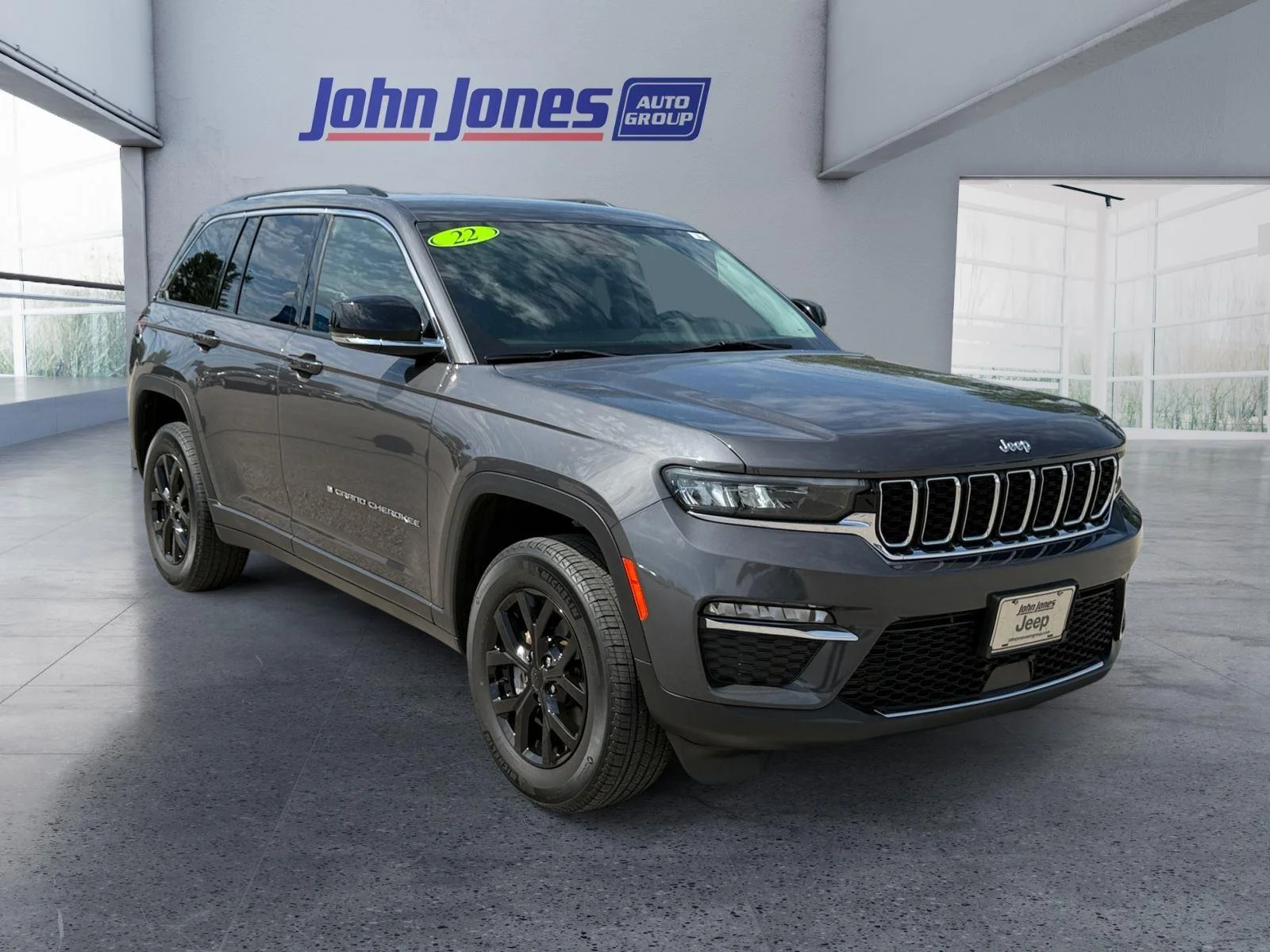 Used 2022 Baltic Gray Metallic Clearcoat Jeep Limited image 7