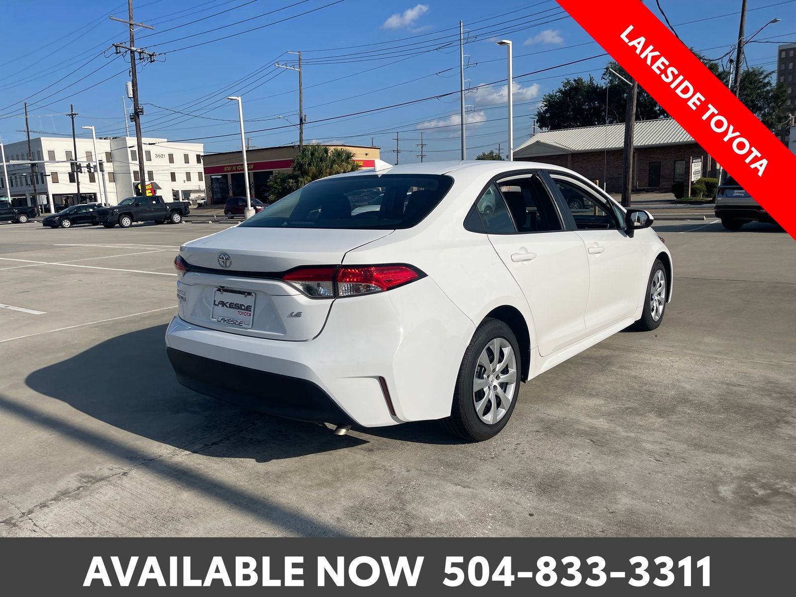 Used 2023 White Toyota LE image 5