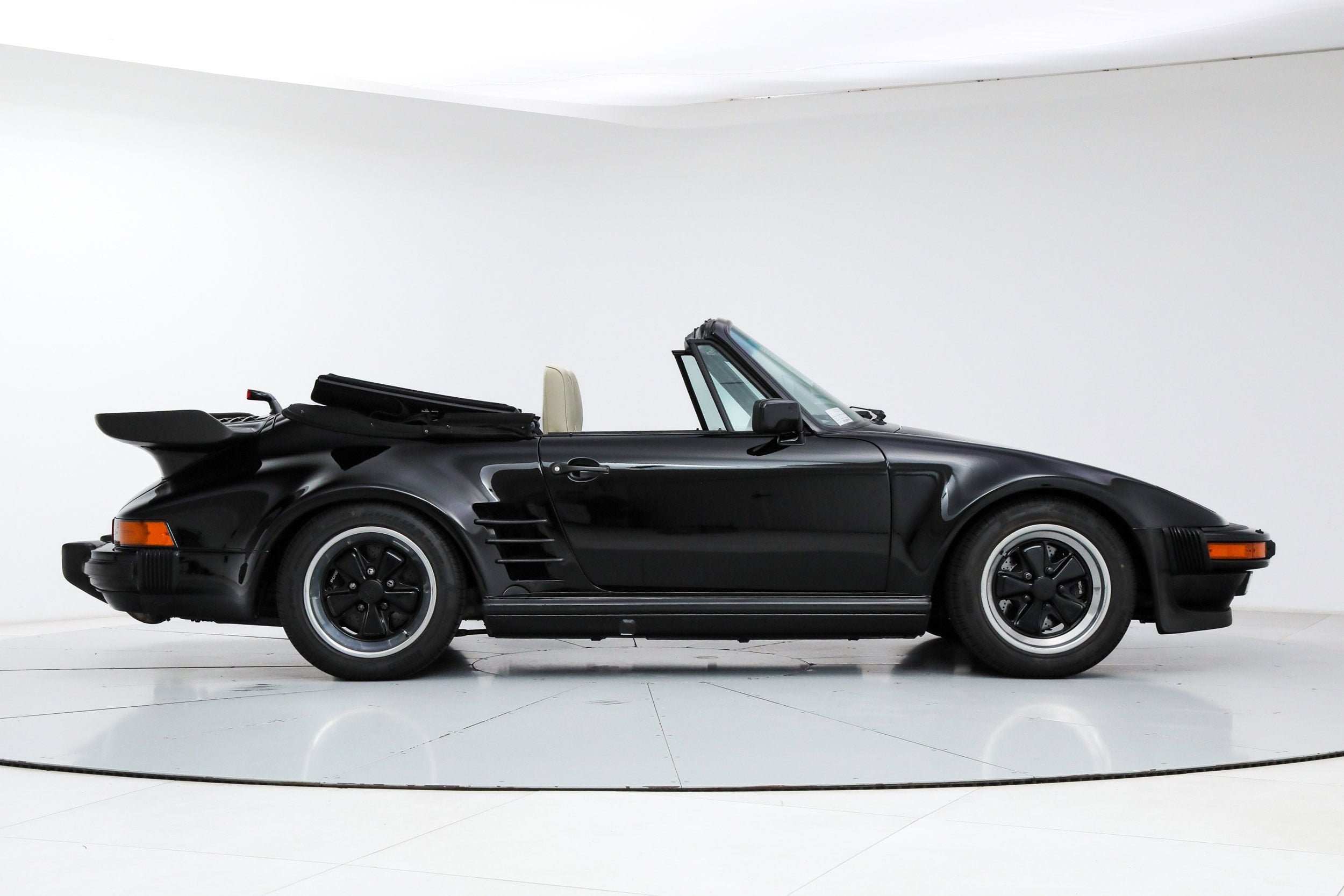 Used 1989 Black Porsche Turbo Cabriolet Slantnose image 19