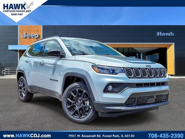 New 2026 Silver Zynith Metallic Clear-Coat Exterior Paint Jeep Latitude image 1