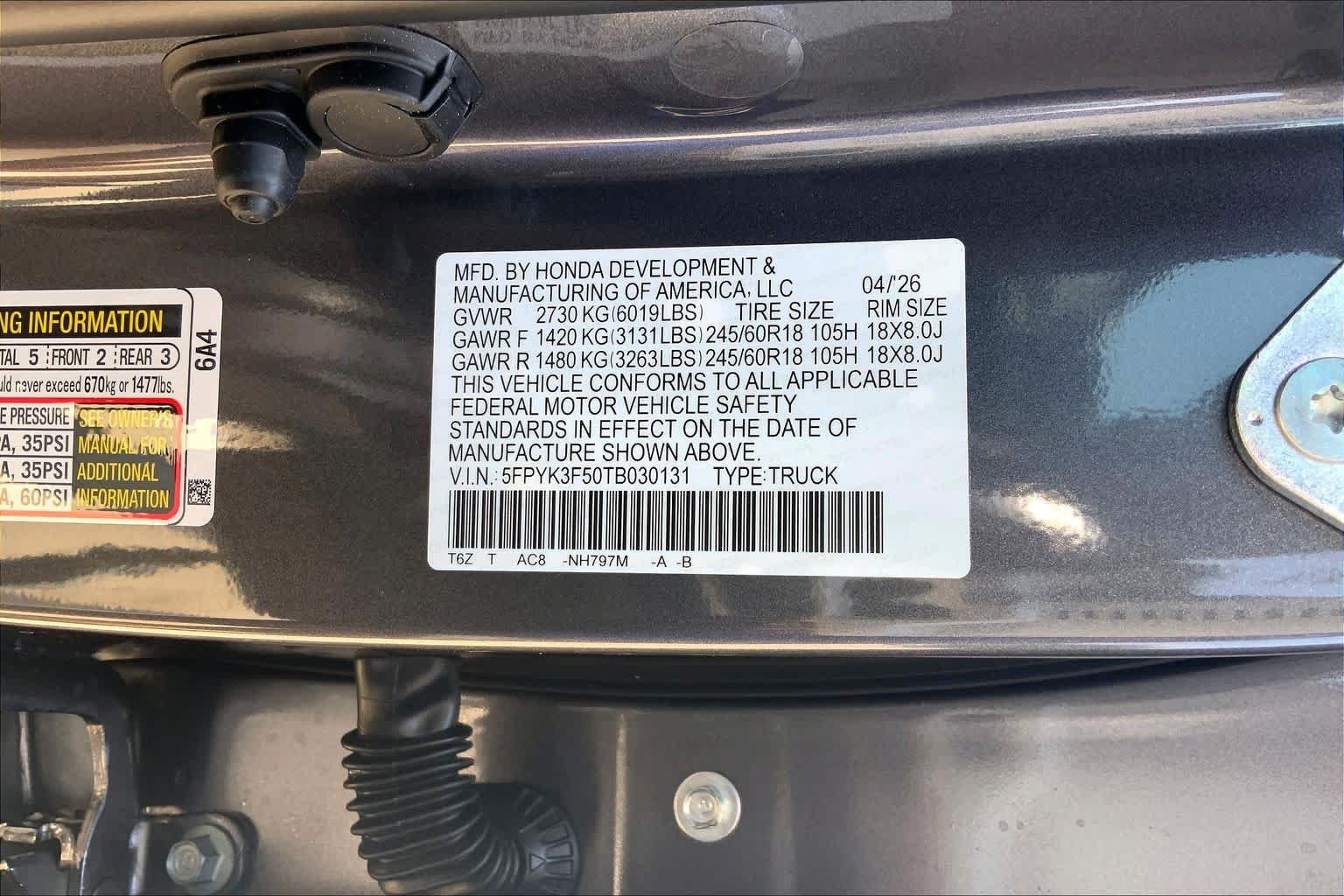 New 2026 Modern Steel Metallic Honda RTL image 21
