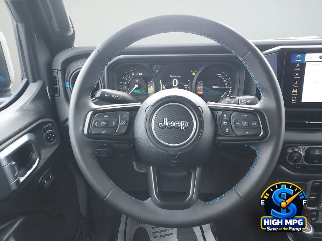 Used 2024 Gray Jeep Rubicon 4xe image 21