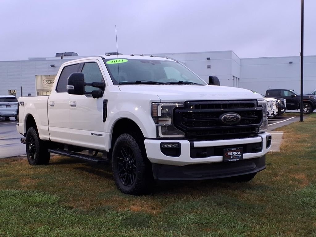 Used 2021 White Metallic Ford Lariat image 15