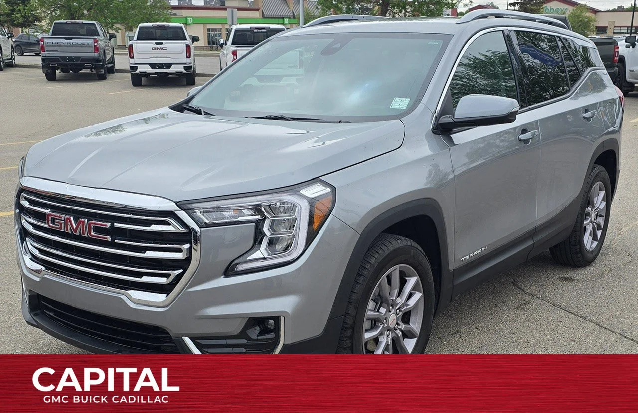 Used 2024 Gray GMC SLT AWD image 1