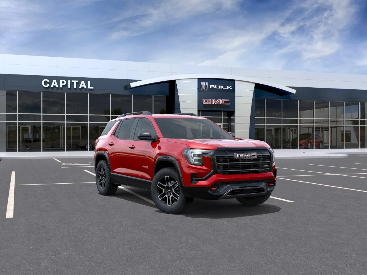 New 2027 Volcanic Red Tintcoat GMC AWD AT4 image 2