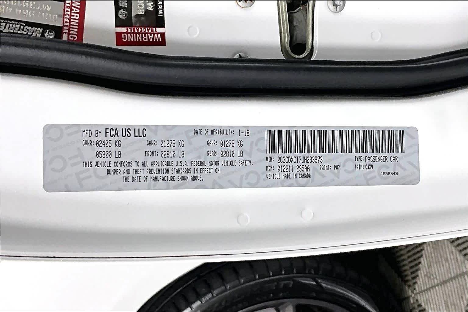 Used 2018 White Knuckle Clearcoat Dodge R/T image 36