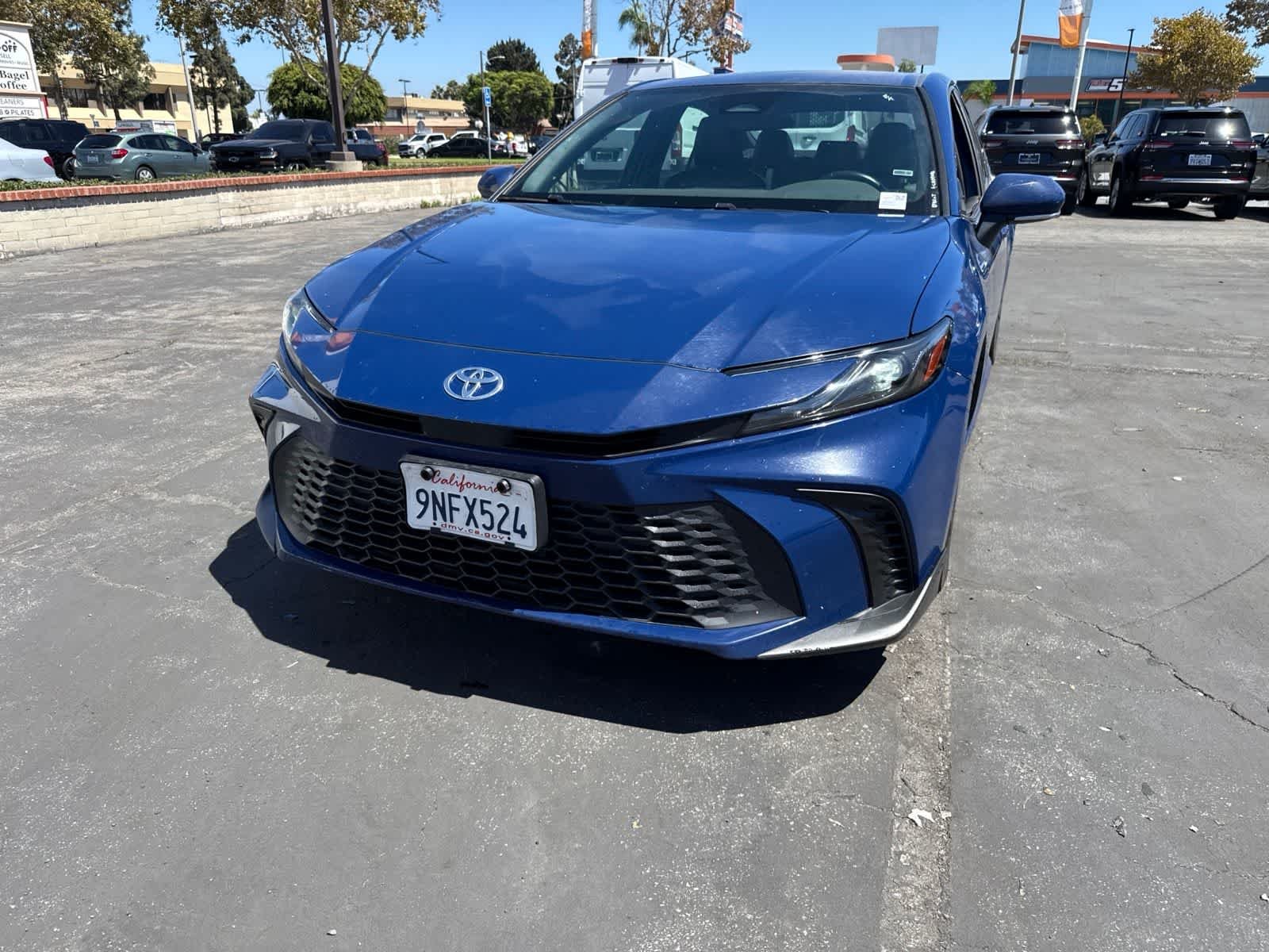 Used 2025 Reservoir Blue Toyota SE image 2