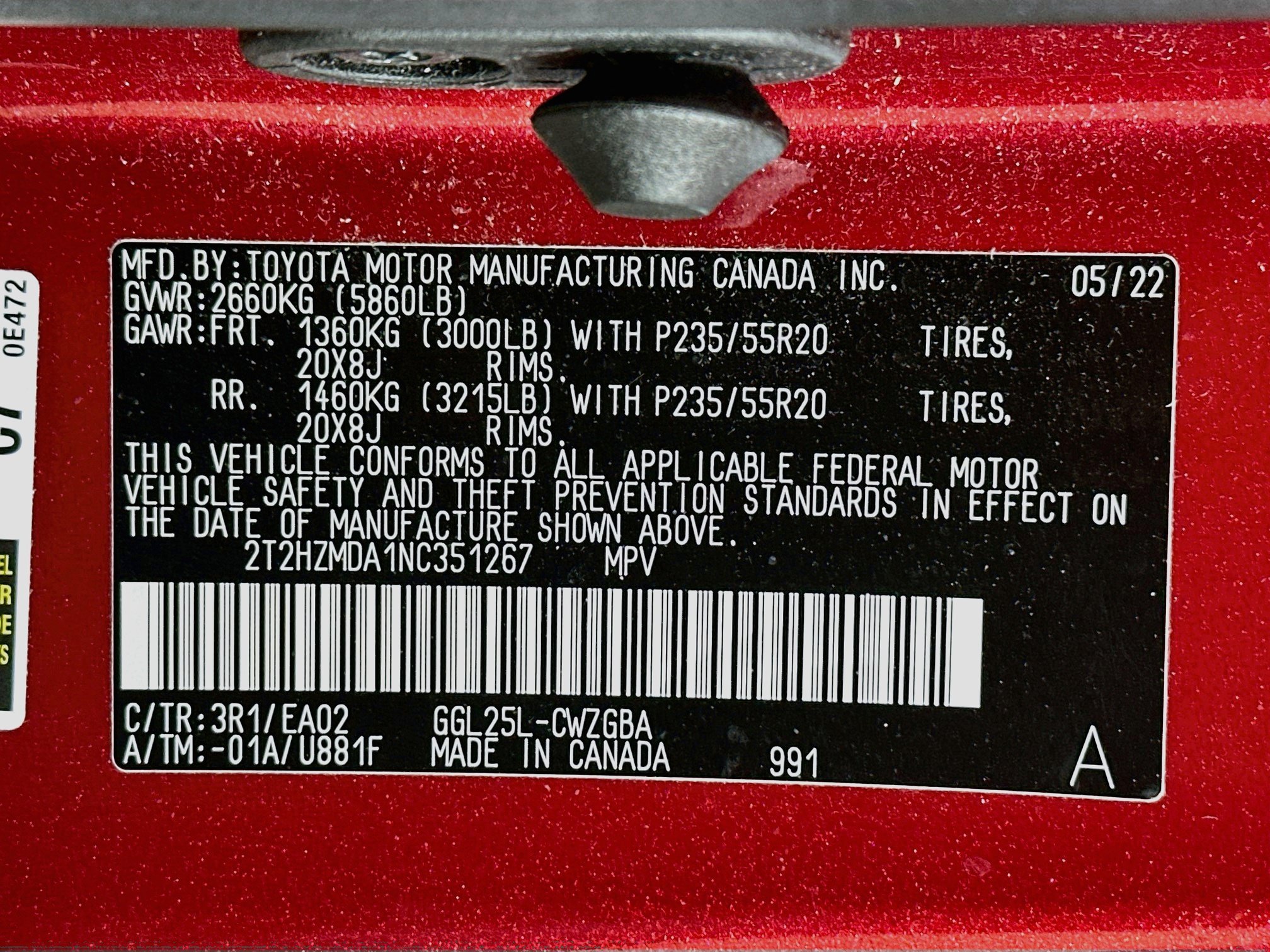 Certified Used 2022 Matador Red Mica Lexus 350 image 31