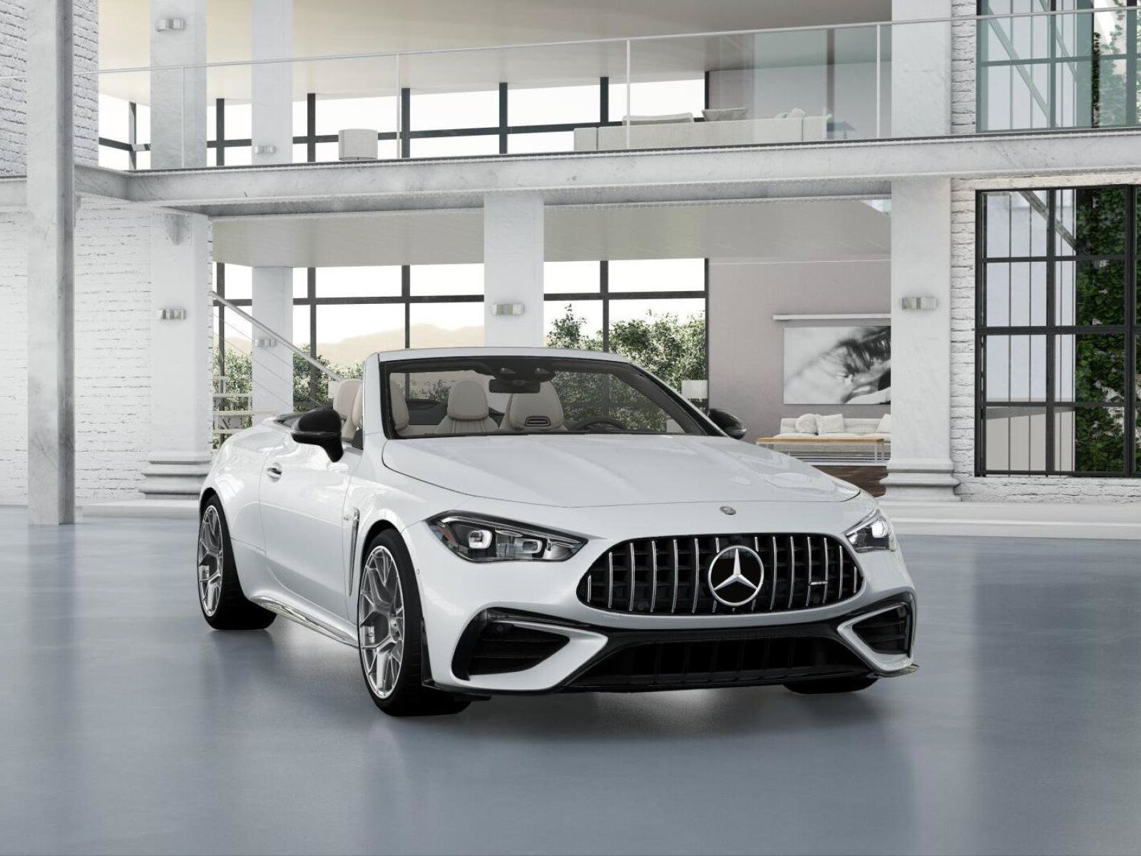 New 2027 MANUFAKTUR Moonlight White Metallic Mercedes-Benz AMG® CLE 53 4MATIC+ Cabriolet image 9