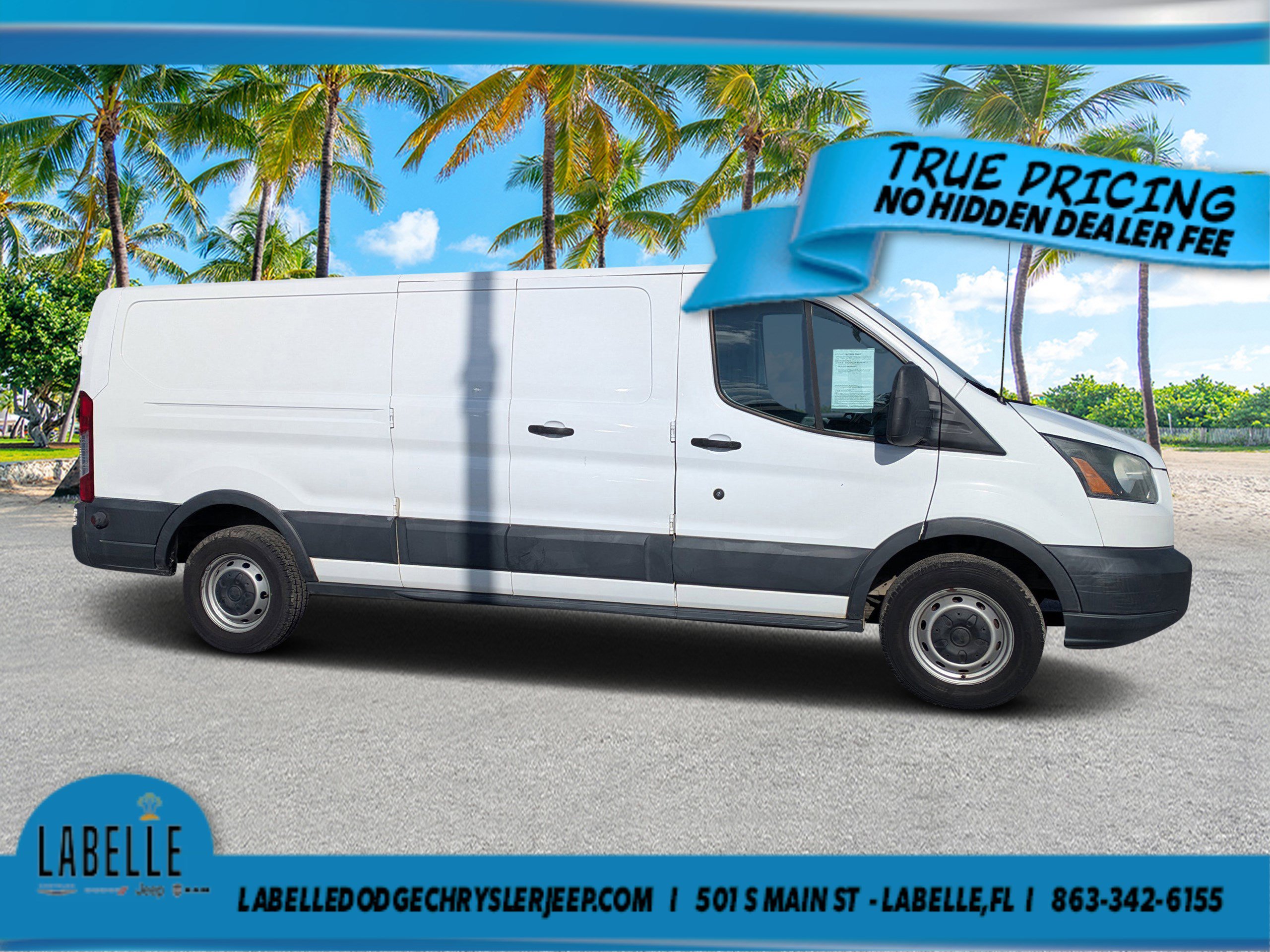 Used 2017 Ford Transit Van Base with VIN 1FTYE9ZM4HKA22002 for sale in LaBelle, FL