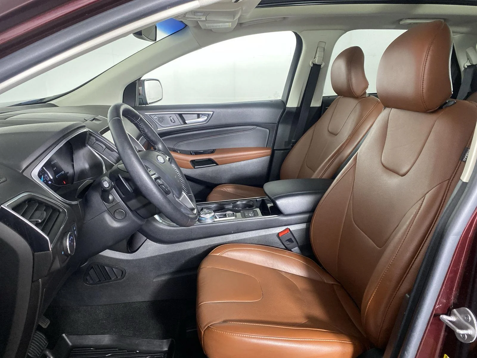 Used 2019 Burgundy Velvet Metallic Tinted Clearcoat Ford Titanium image 10