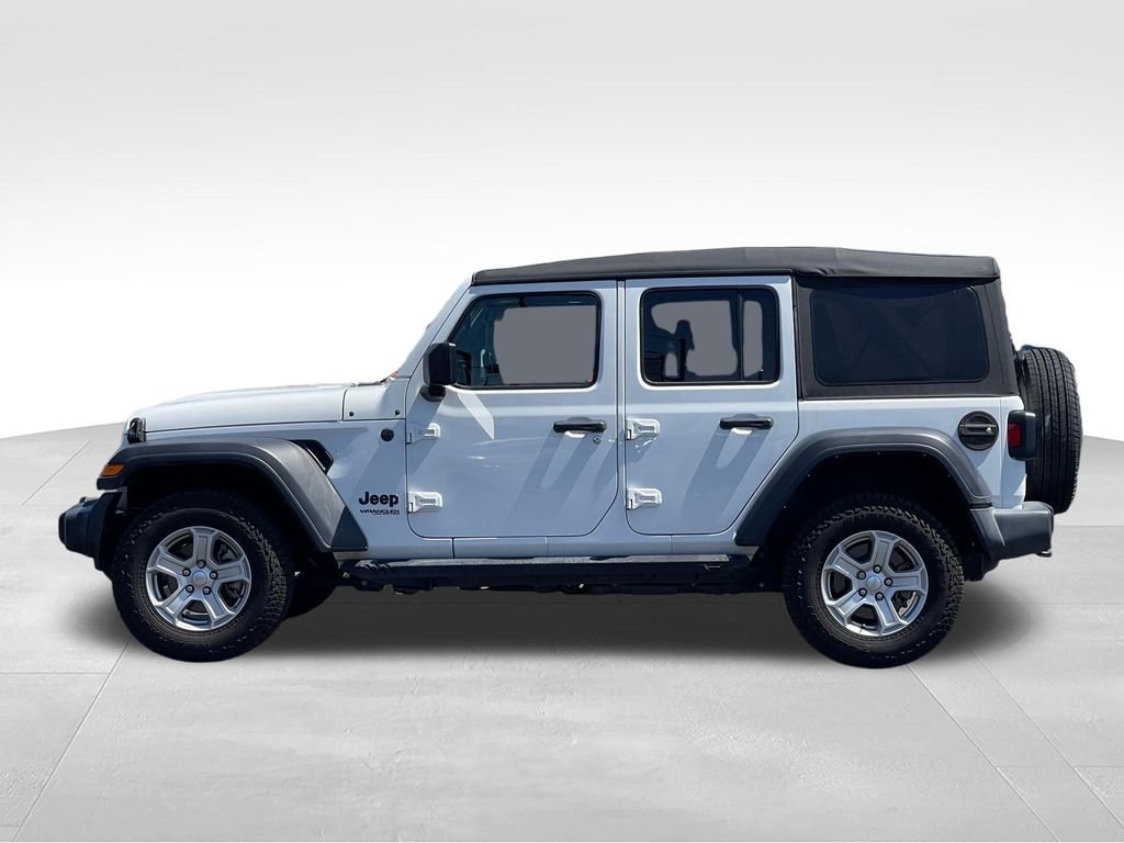 Used 2022 White Jeep Unlimited Sport S image 7