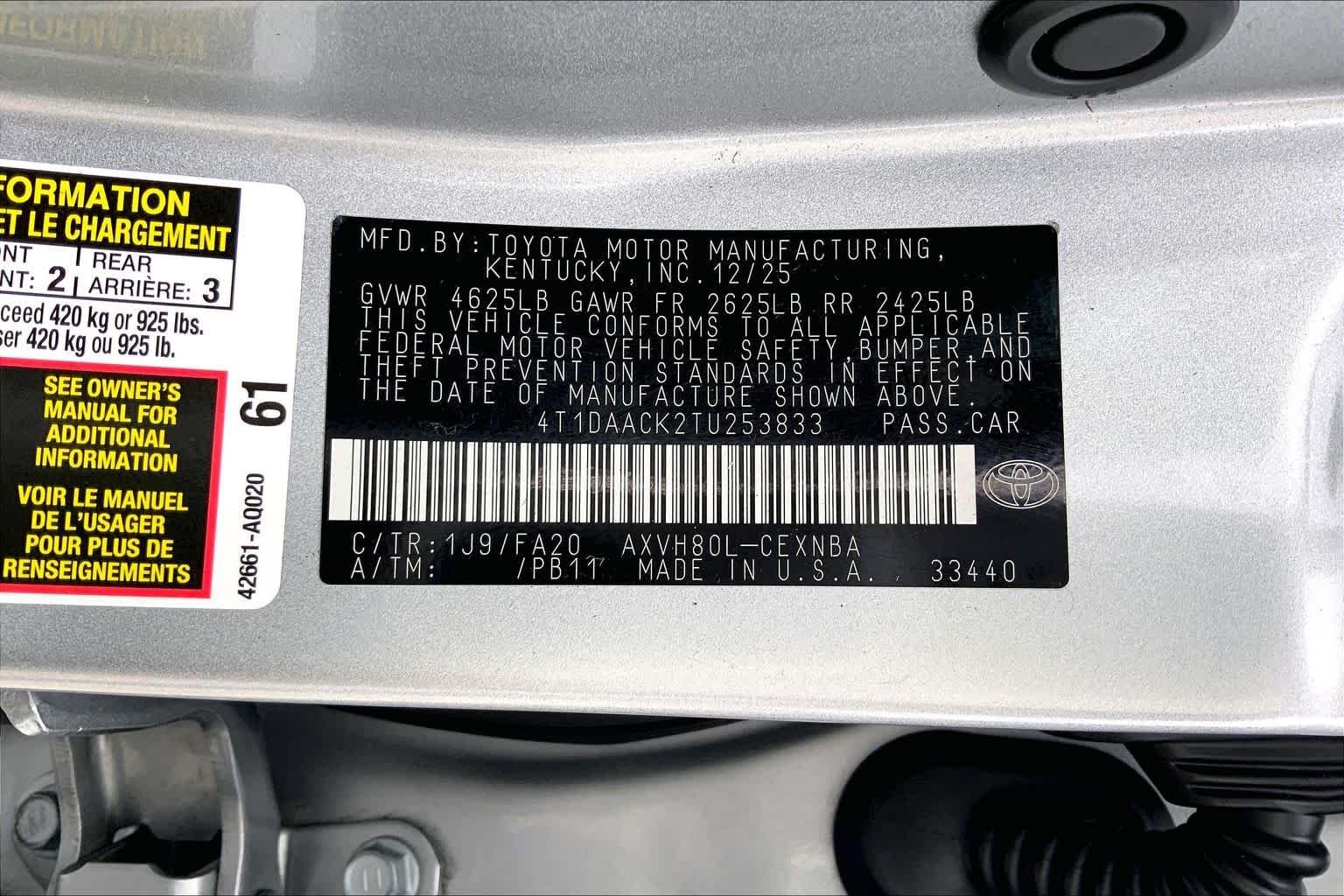 Used 2026 Celestial Silver Metallic Toyota LE image 36