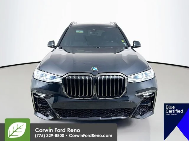 Certified Used 2020 Black Sapphire Metallic BMW M50i image 2