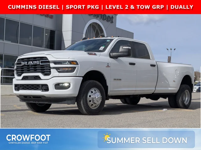 2026 RAM 3500 Big Horn - Level 2 Plus Grp - Max Tow Pkg - Sport Appearance Pkg - Cummins HO Diesel - Dually