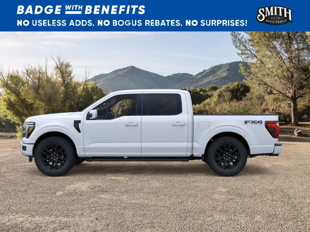 New 2026 Star White Metallic Tri-Coat Ford Lariat® image 4
