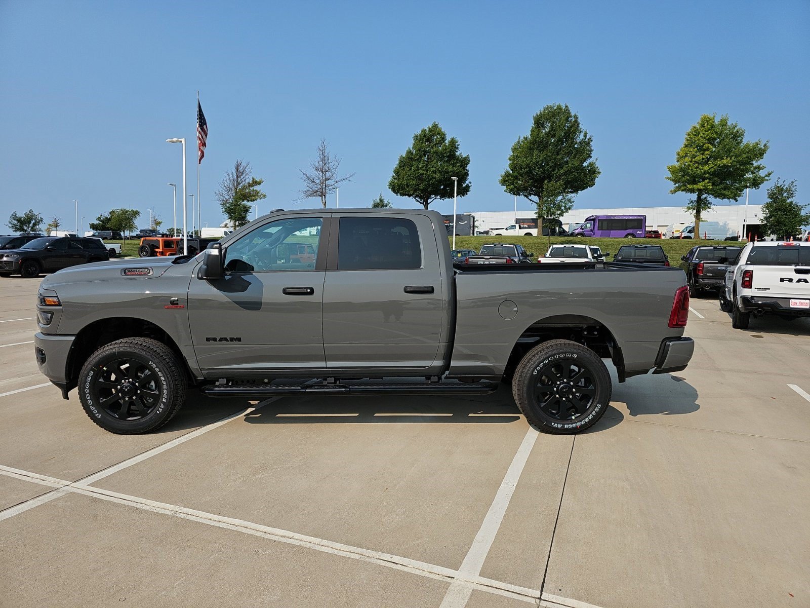 New 2026 Ceramic Gray Clearcoat Ram Big Horn image 2