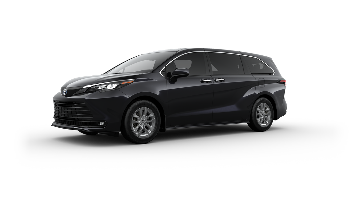 New 2025 Midnight Black Metallic Toyota XLE image 2