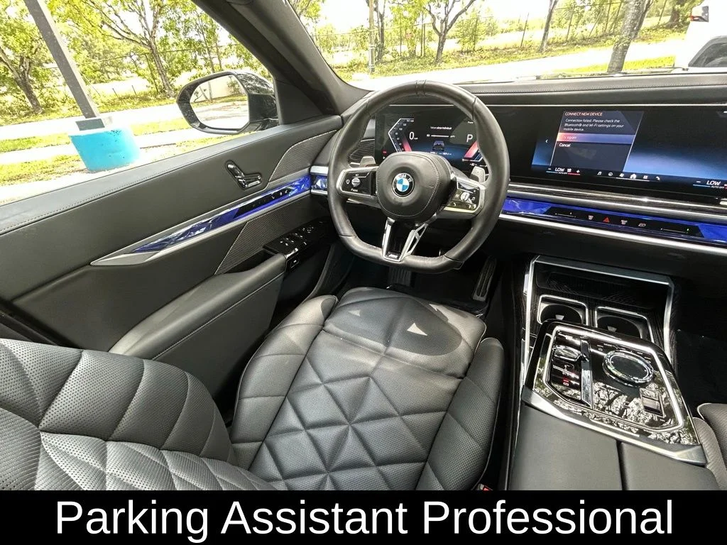 Certified Used 2025 Black BMW 740i xDrive image 9