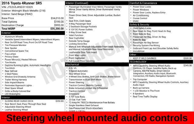 Used 2016 Black Toyota SR5 image 17