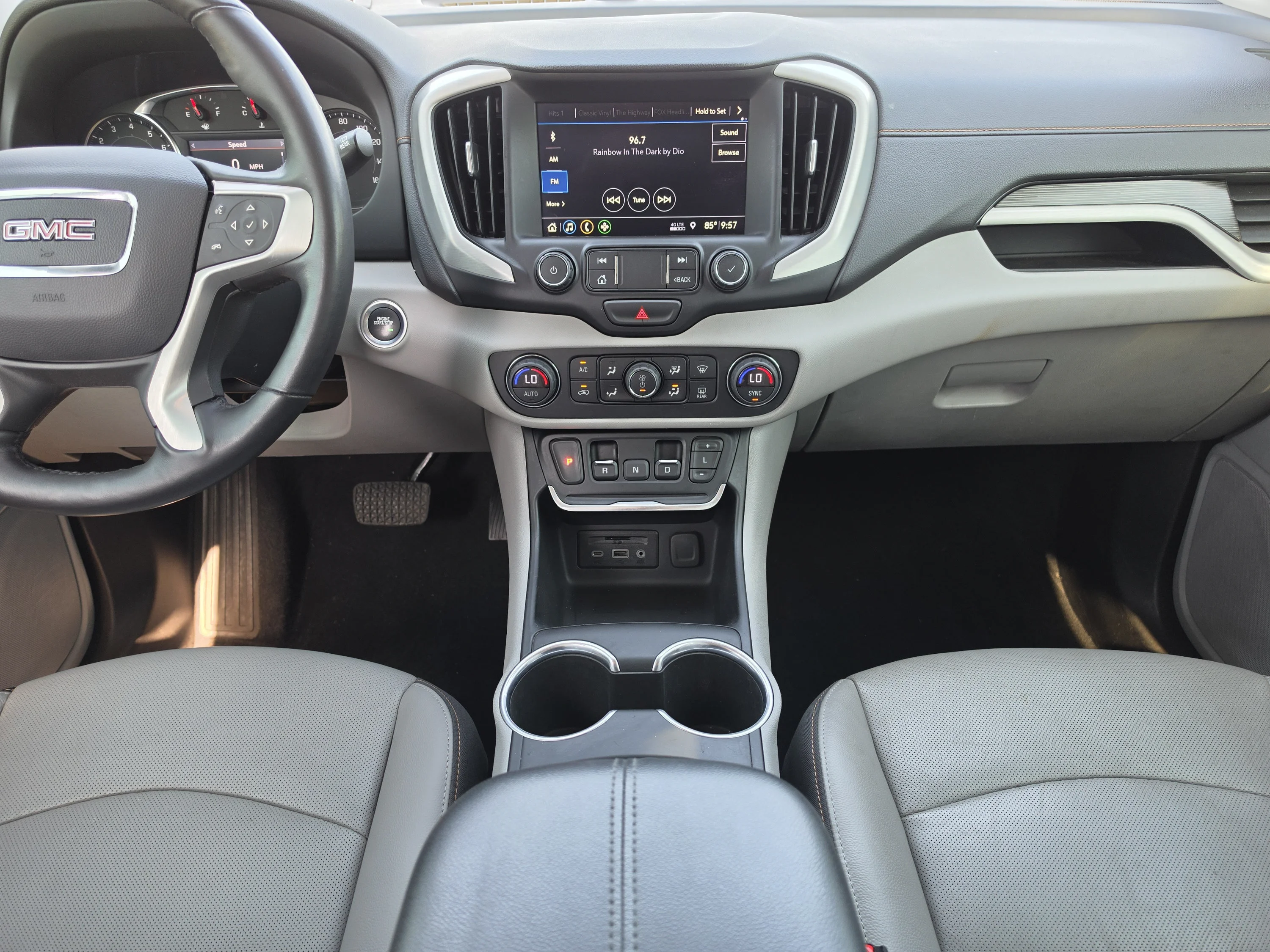 Used 2020 Blue Emerald Metallic GMC SLT image 21