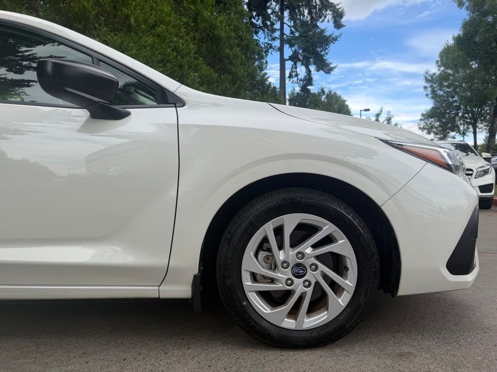 Used 2024 Crystal White Pearl Subaru Base image 3