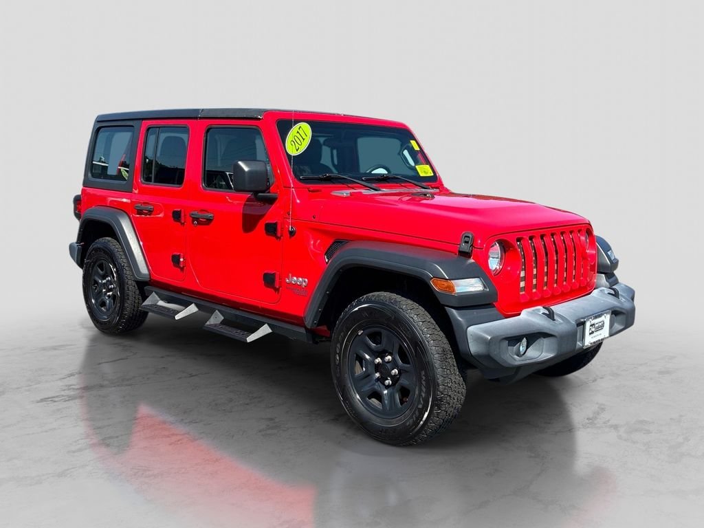 Used 2019 Red Jeep Unlimited Sport image 3