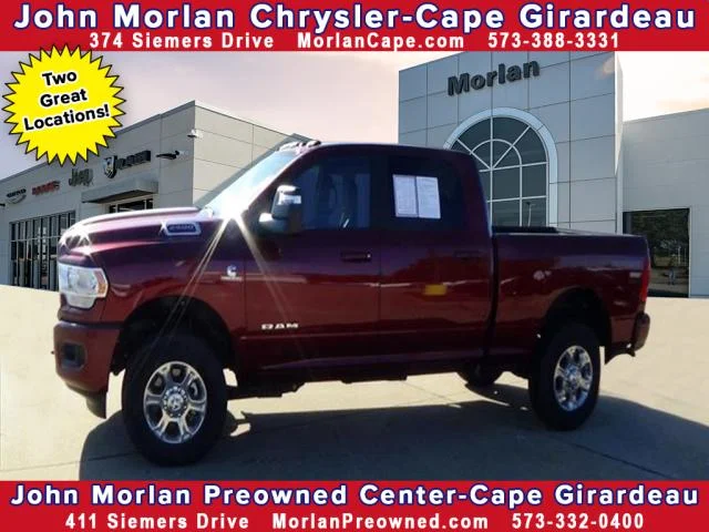 Used 2024 Delmonico Red Pearl Coat (prv) RAM Big Horn image 1