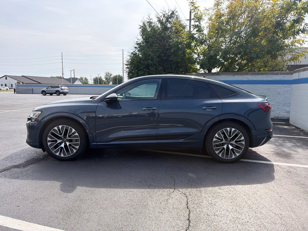 Used 2024 Audi Q8 Sportback e-tron Premium Plus with VIN WA1CAAGE2RB037970 for sale in Indianapolis, IN